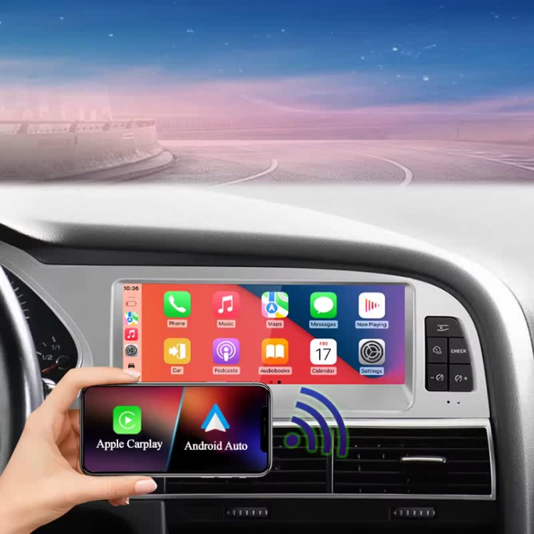 8,8" Android 14 Display 8-Core Audi A6 C6 2005–2011 CarPlay & Android Auto